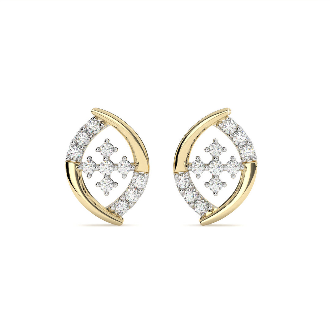 Delicate Diamond Stud Earring