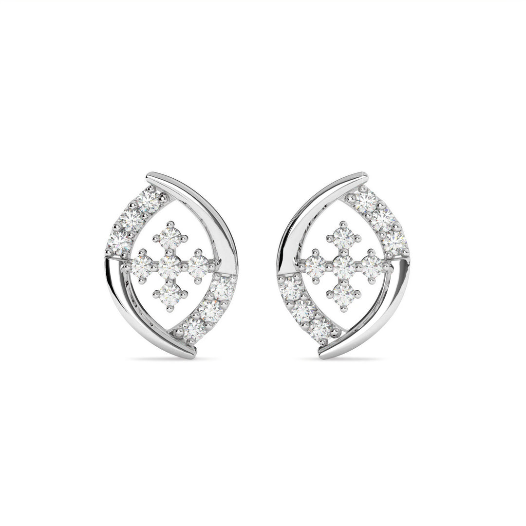 Delicate Diamond Stud Earring