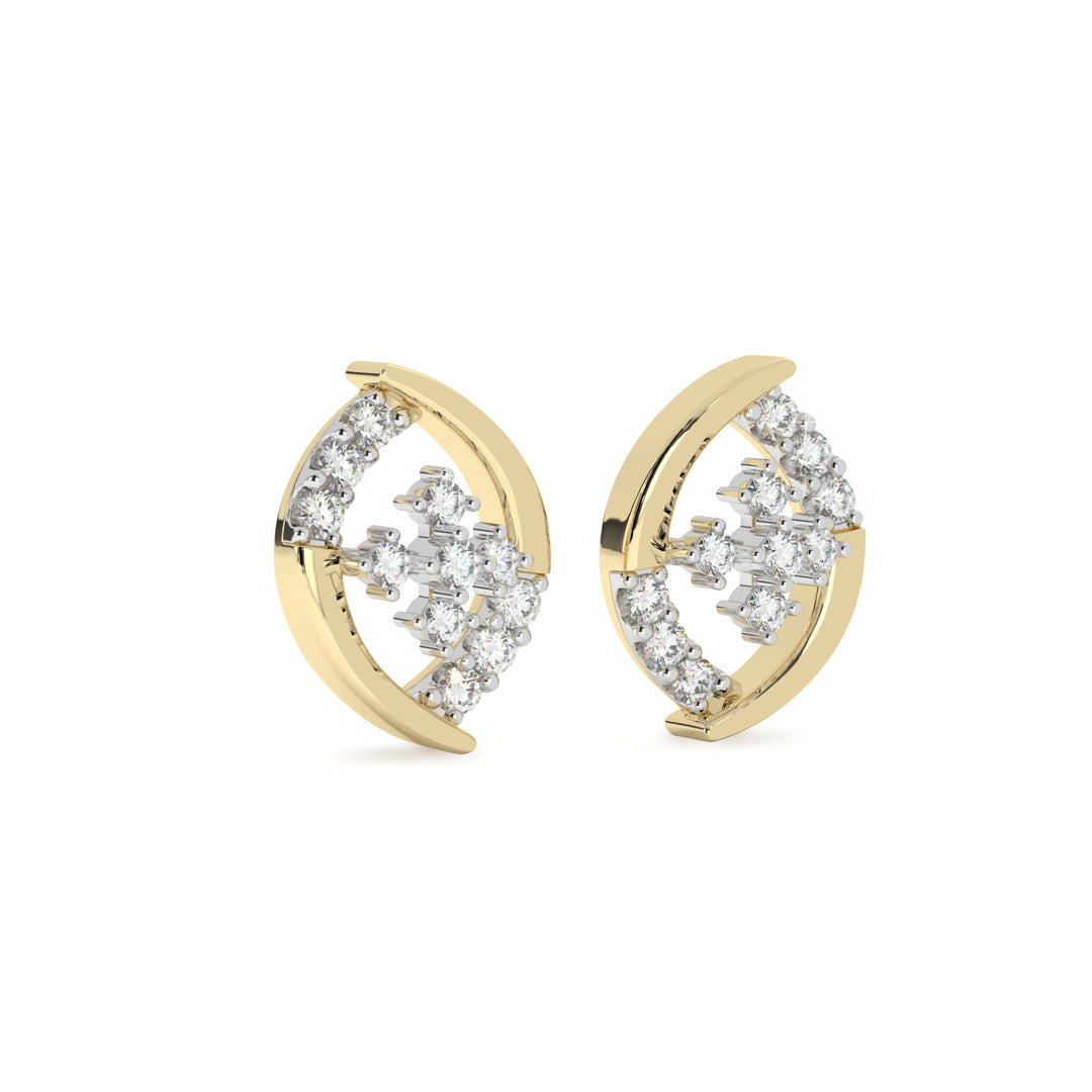 Delicate Diamond Stud Earring