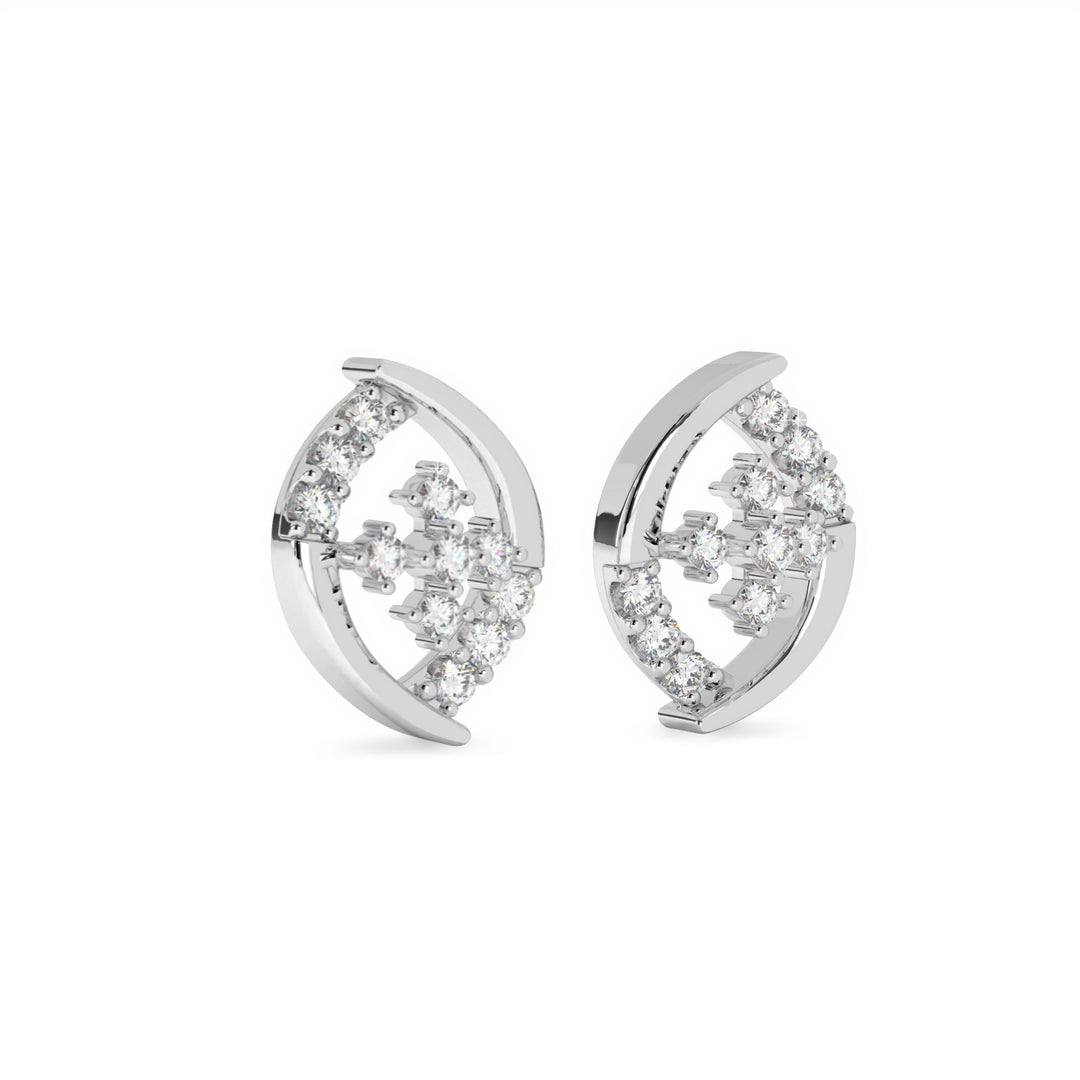 Delicate Diamond Stud Earring