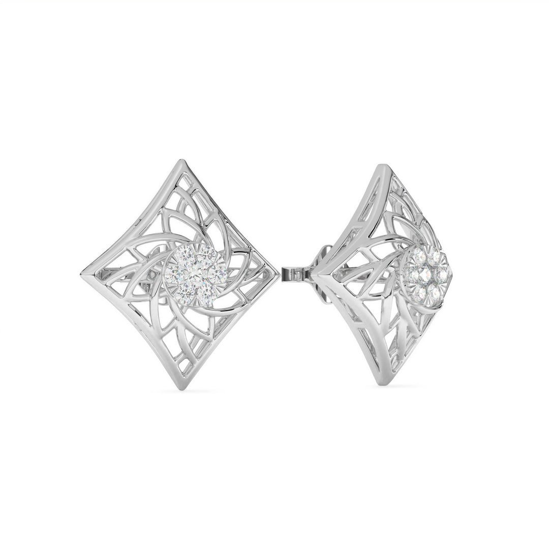 Graceful Multiwear Diamond Stud Earrings