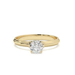 Load image into Gallery viewer, Élyna  - Round Solitaire With Bezel Set Front Diamond
