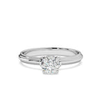 Load image into Gallery viewer, Élyna  - Round Solitaire With Bezel Set Front Diamond
