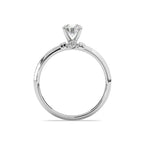 Load image into Gallery viewer, Élyna  - Round Solitaire With Bezel Set Front Diamond
