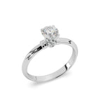 Load image into Gallery viewer, Élyna  - Round Solitaire With Bezel Set Front Diamond
